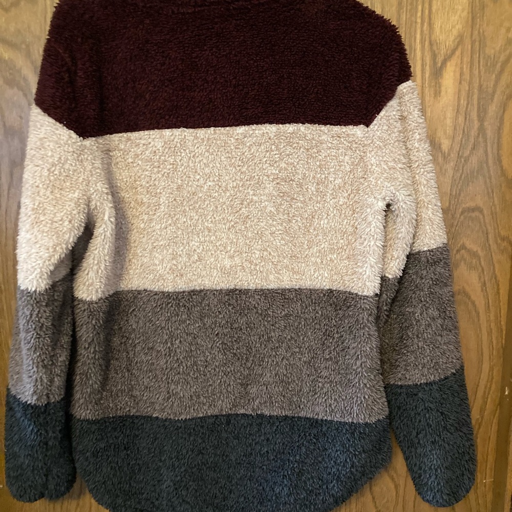 Fleece pull over sweater jacket by Maurices - Picture 6 of 11